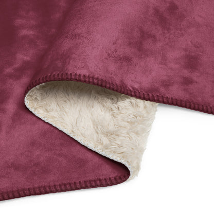 Red Green Yellow Sherpa Giyu Inspired Blanket